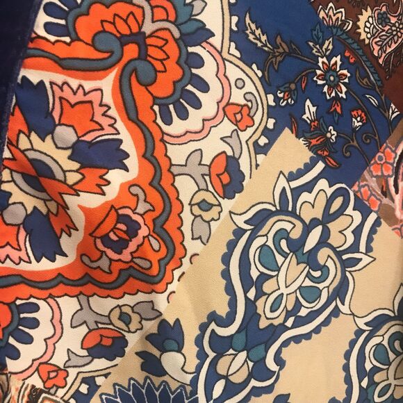 Tolani Collection Multi Print Velvet Trimmed Pajamas Lounge Wear 2X - Picture 11 of 11